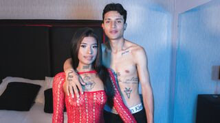 LiaAndAustin 19 couple hot related cam model profile