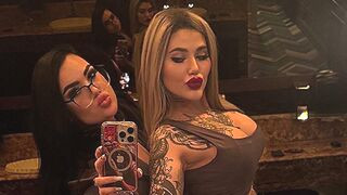 MadinaAndKatrine 19 female lesbian live related cam model profile
